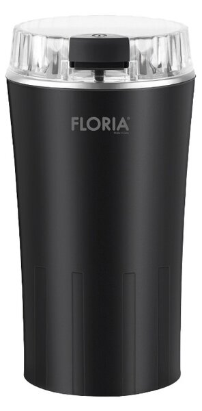 Rasnita de cafea Floria ZLN2396, Putere 350W, Capacitate 250ml, 60g, Lame din otel inoxidabil, Negru