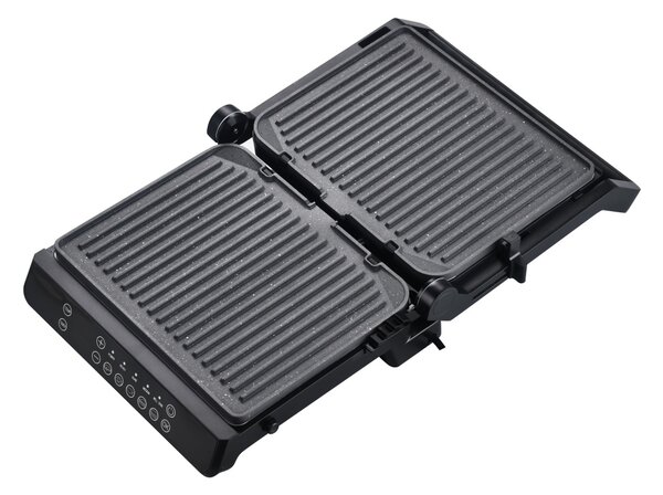 Sandwich maker si Grill Zilan ZLN3942, Digital, Protectie supraincalzire, Placi din aluminiu detasabile, Putere 2000W