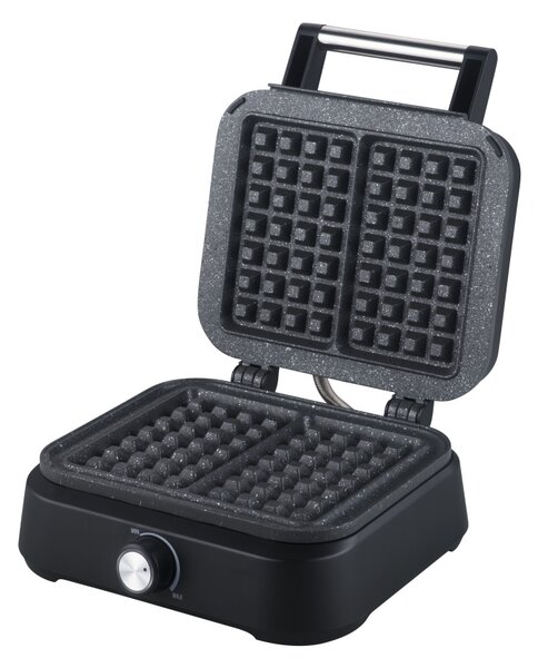Aparat pentru vafe Zilan ZLN3959, Placi fixe din aluminiu, Termostat reglabil, Temperatura reglabila, Putere 1500W