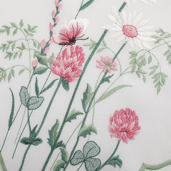 Față de masă brodată FLORI ROZ 85 x 85 cm