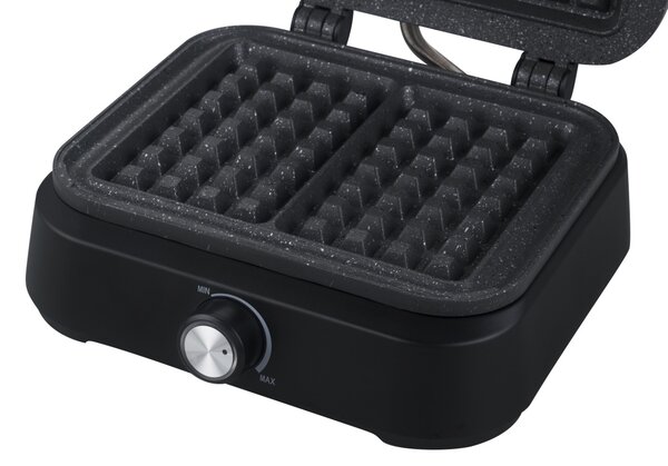 Aparat pentru vafe Zilan ZLN3959, Placi fixe din aluminiu, Termostat reglabil, Temperatura reglabila, Putere 1500W