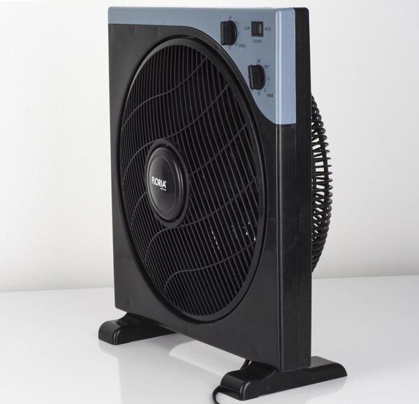 Ventilator patrat (box fan) ZILAN ZLN2355 - 40W, 30cm, 3 viteze, timer 60 min