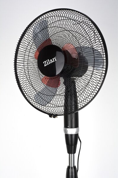 Ventilator cu picior ZILAN ZLN2331 - 16" (40cm), 60W, 3 viteze, palete duble