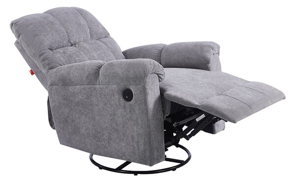 Fotoliu Rotativ cu Recliner KJL6409 Gri