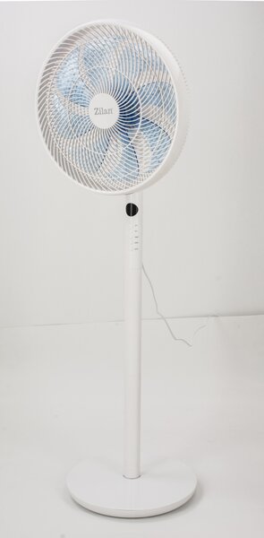 Ventilator cu picior ZILAN ZLN3765 - 60W, 9 viteze, telecomanda, 8 palete