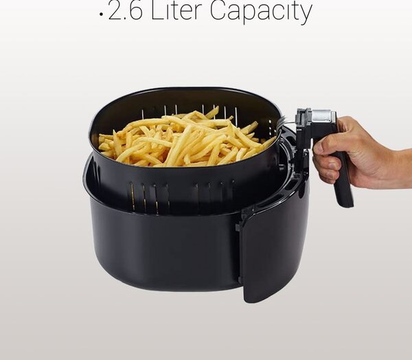Friteuza Air Fryer ZILAN ZLN3598 - 1350W, 2.6L, timer 30min, 80-200°C, negru