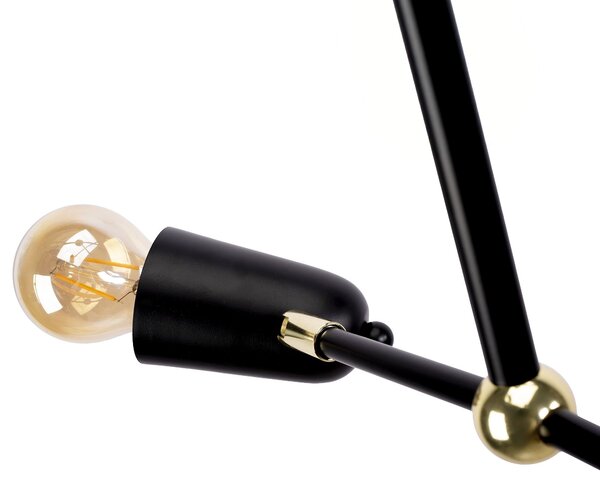 Lampa APP1708-4CP BLACK + GOLD