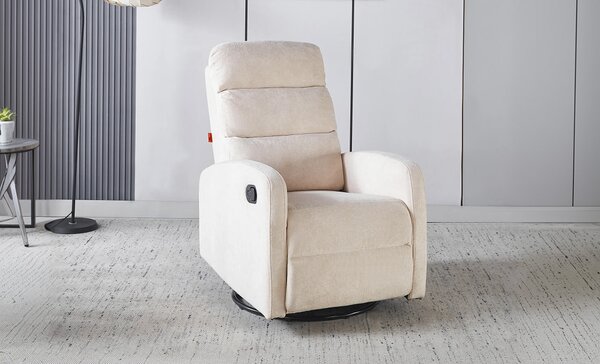 Fotoliu Rotativ cu Recliner KJS5014 Bej