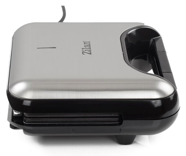 Sandwich maker 3 in 1 ZILAN ZLN4704 - 800W, placi detasabile, gri