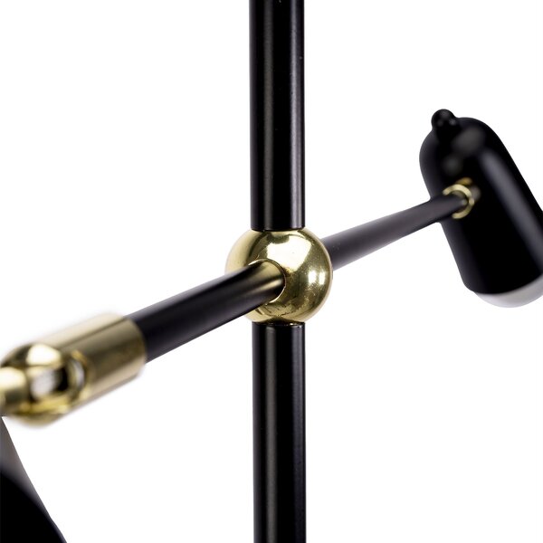 Lampa APP1708-4CP BLACK + GOLD