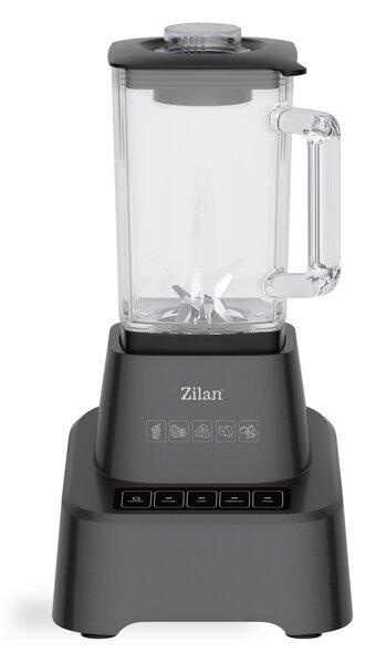 Blender si rasnita electrica 2 in 1 ZILAN ZLN4310 - 1200W, vas sticla 1.6L