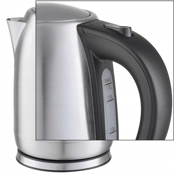 Fierbator electric inox ZILAN ZLN1680 - 2200W, 1.7L, filtru, capac blocare
