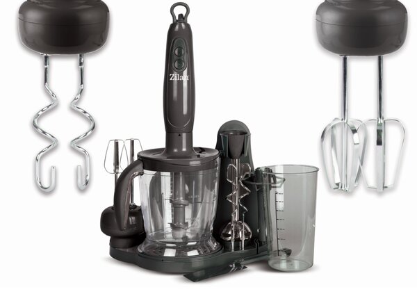 Mixer vertical (blender de mana) ZILAN ZLN5343 - 700W, pahar 0.7L + recipient 1L, 2 viteze
