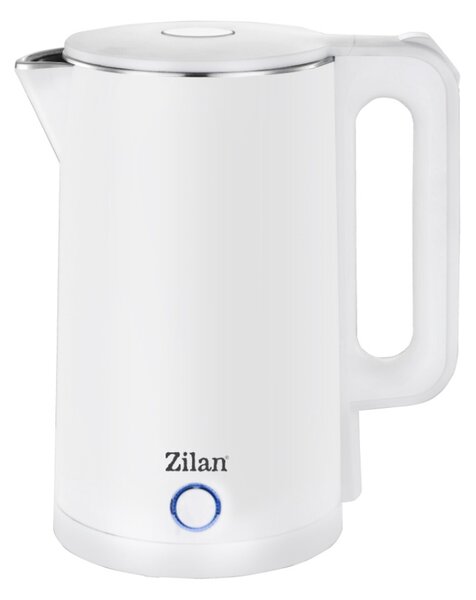 Fierbator electric ZILAN ZLN1147 - 1.7L, 1500W, alb, oprire automata