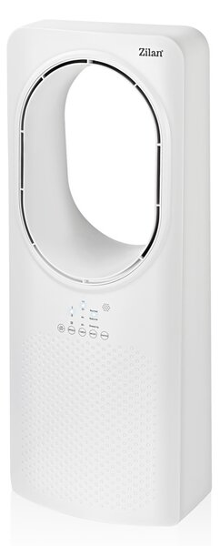 Ventilator fara palete ZILAN ZLN1078 - 50W, 3 viteze, 3 moduri, timer 15h, telecomanda
