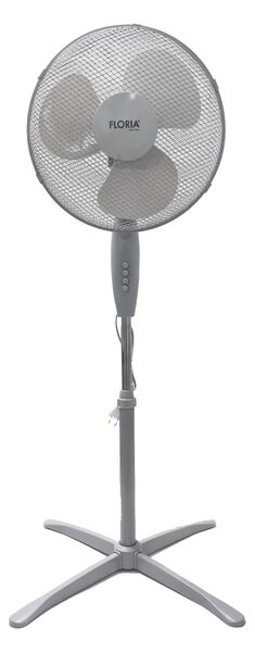 Ventilator cu picior FLORIA ZLN0996 - 40W, 16 inch, 3 viteze, inaltime reglabila