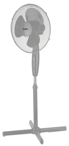 Ventilator cu picior FLORIA ZLN0996 - 40W, 16 inch, 3 viteze, inaltime reglabila