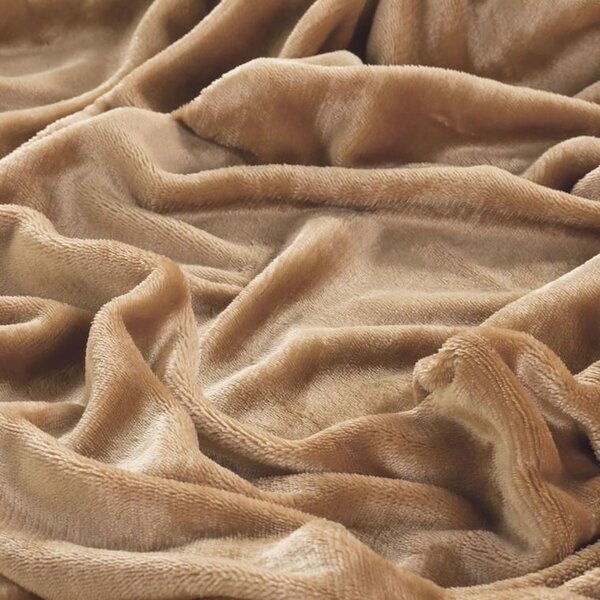 Cearceaf cu elastic din micropluş aluniu 90 x 200 cm