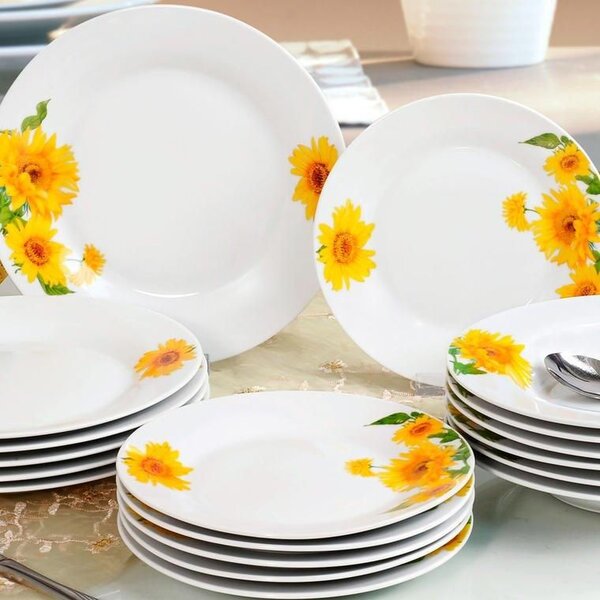 Banquet set farfurii din porţelan SUNNY 18 buc
