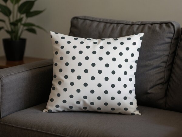 Husa decorativa pentru perna COLAM GREY 45x45 cm, gri