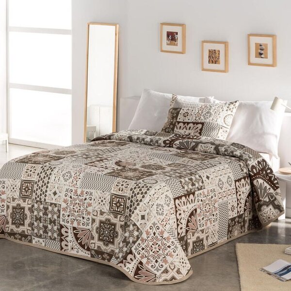 Cuvertură de pat MIA maro pat dublu