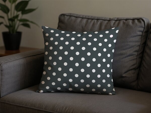 Husa decorativa pentru perna COLAM GREY 45x45 cm, gri