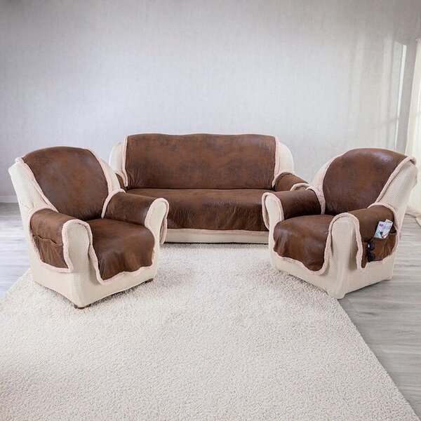 Cuverturi de lux cu BLĂNIŢĂ fotoliu - şezut 57 cm