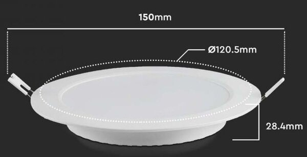 V-TAC lampă încorporată 1x6 W alb 7860