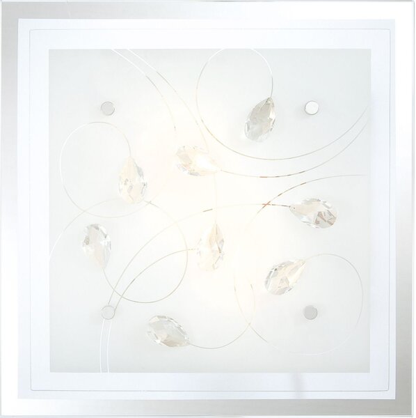 Globo Lighting Jasmina plafon 2x60 W alb 40408-2