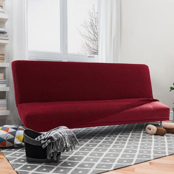Huse care se întind foarte bine NIAGARA bordo 2fotoliu cu manere de lemn (l. 130 - 160 cm)