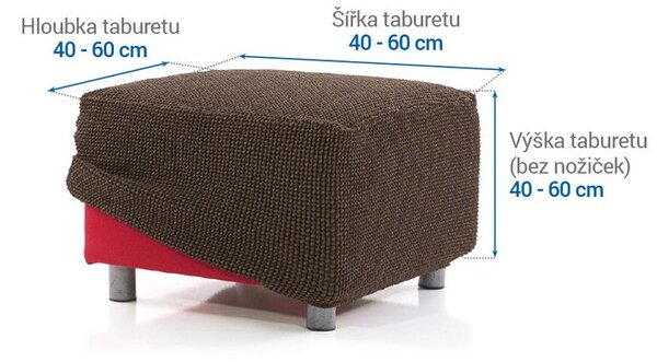 Huse care se întind foarte bine NIAGARA tutunului taburet (40 - 60 cm)