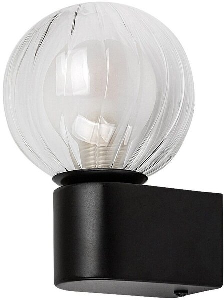 Rabalux Colzar lampă de perete 1x3.5 W negru-transparent 75021