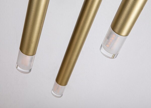 Rabalux Ramira lampă suspendată 3x5 W transparent-auriu 72359