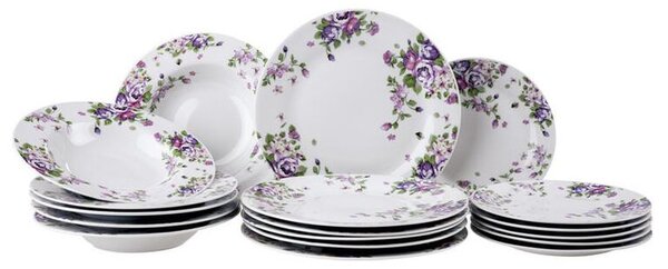 Set de farfurii din porţelan BEAUTY 18 buc