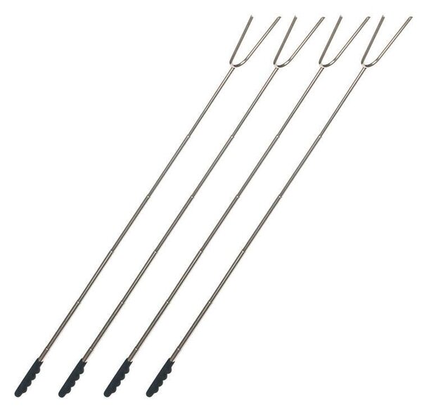 Furculiţe telescopice pentru grătar, set 4 buc