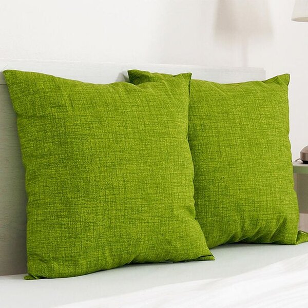 Pernuță decorativă BESSY 45 x 45 cm verde set 2 buc