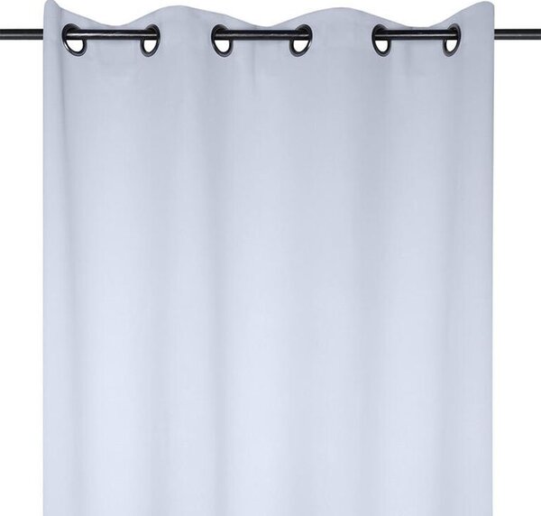 Draperie groasă blackout NOTTE alb-gri 135 x 180 cm set 2 buc