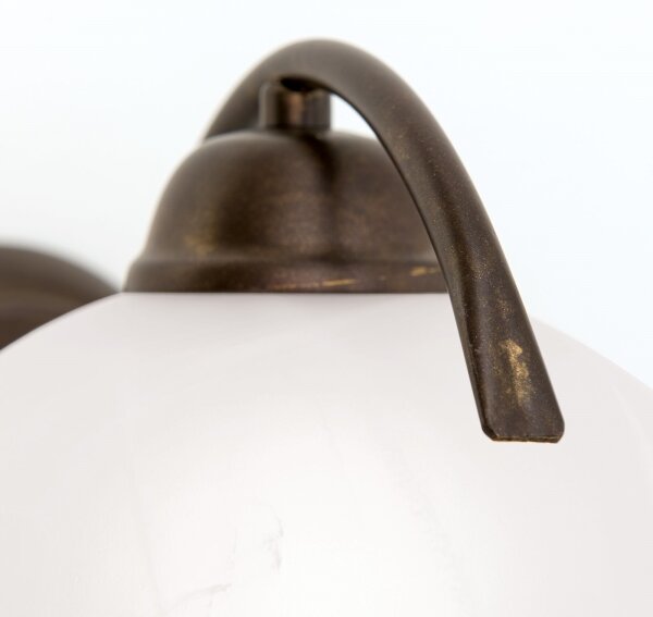 Orion - Lampă de perete RULA 1xE27/40W/230V alb/bronz