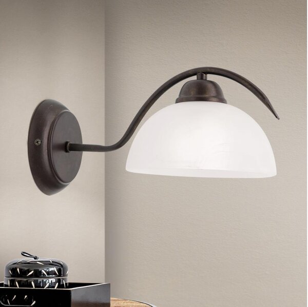 Orion - Lampă de perete RULA 1xE27/40W/230V alb/bronz