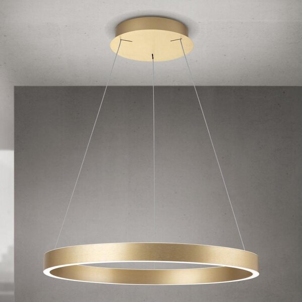 Orion - Lustru LED dimmabil suspendat pe cablu KOLK, LED/60W/230V, 2700/3000/4000K, diam. 60 cm, auriu