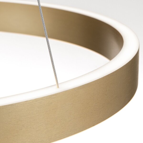 Orion - Lustru LED dimmabil suspendat pe cablu KOLK, LED/60W/230V, 2700/3000/4000K, diam. 60 cm, auriu