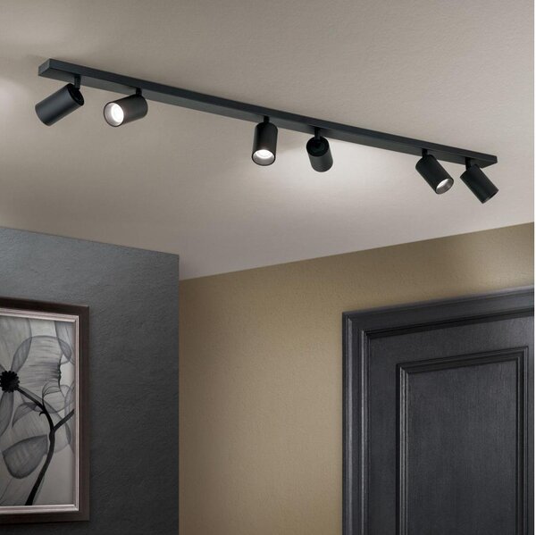 Orion - Corp de iluminat cu spoturi SEAN 6xGU10/13W/230V, negru