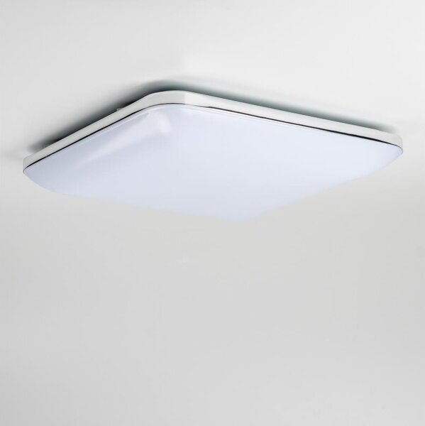 Plafonieră LED dimabilă 42W/230V, albă, cu telecomandă