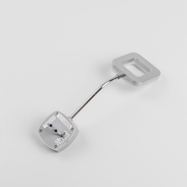 Lampă de perete cu priză LED/3,2W/230V crom mat