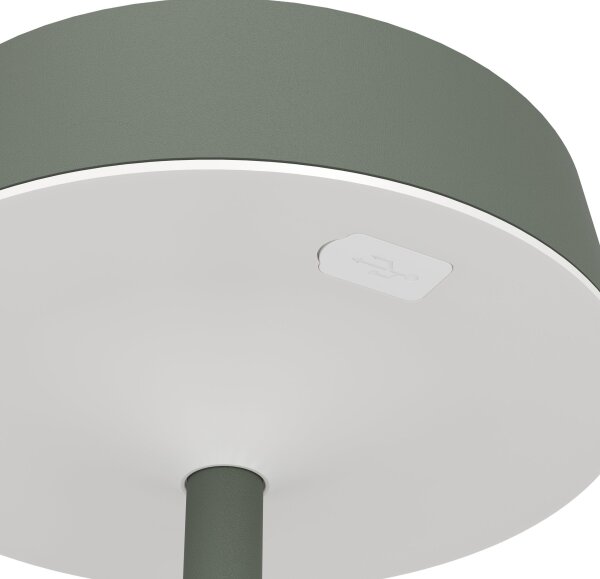 Eglo SIMERI 75878-LED Lampă de masă solară reîncărcabilă LED/3W/5V 1800mAh IP44 verde