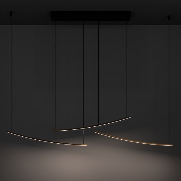 Eglo 902167 - VILLEGGI suspensie LED dimmabilă pe cablu LED/22W/230V 2700/4000/6500K auriu