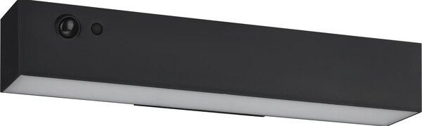 Eglo 901916 - Lampă solară de perete LED VOSCARI, cu senzor, 6,8W/3,7V, IP54, neagră