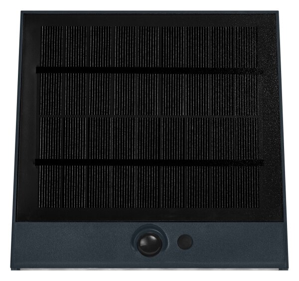 OSRAM - Aplica LED solară ENDURA STYLE, 10,2 W / 4,2 V, 2000 mAh, IP54, antracit