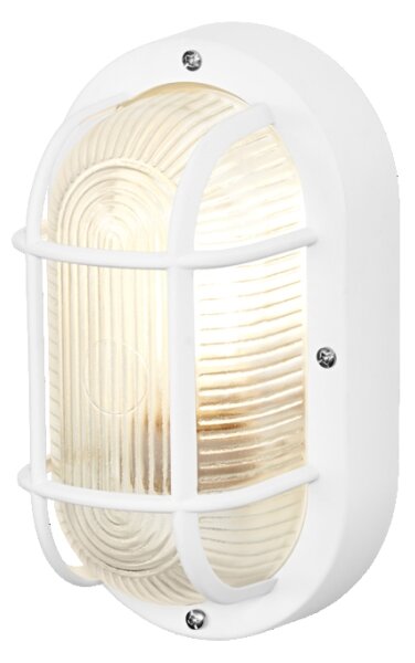 Osram - Aplica de exterior BULKHEAD 1xE27/10W/230V IP54 albă