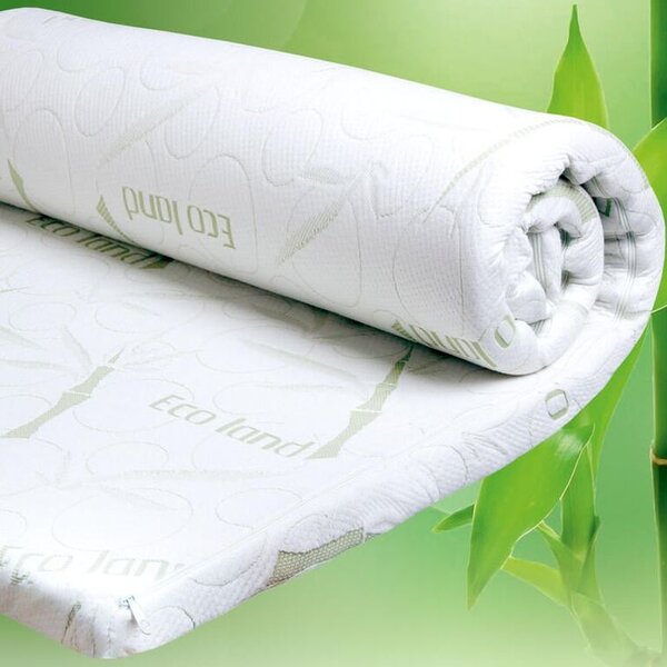 Saltea de protecţie cu spumă cu memorie BAMBOO Comfort 90 x 190 x 4 cm